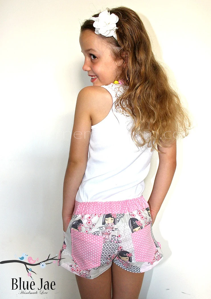 Honeybuns Girls Shorts | PDF Sewing Pattern - Image 50