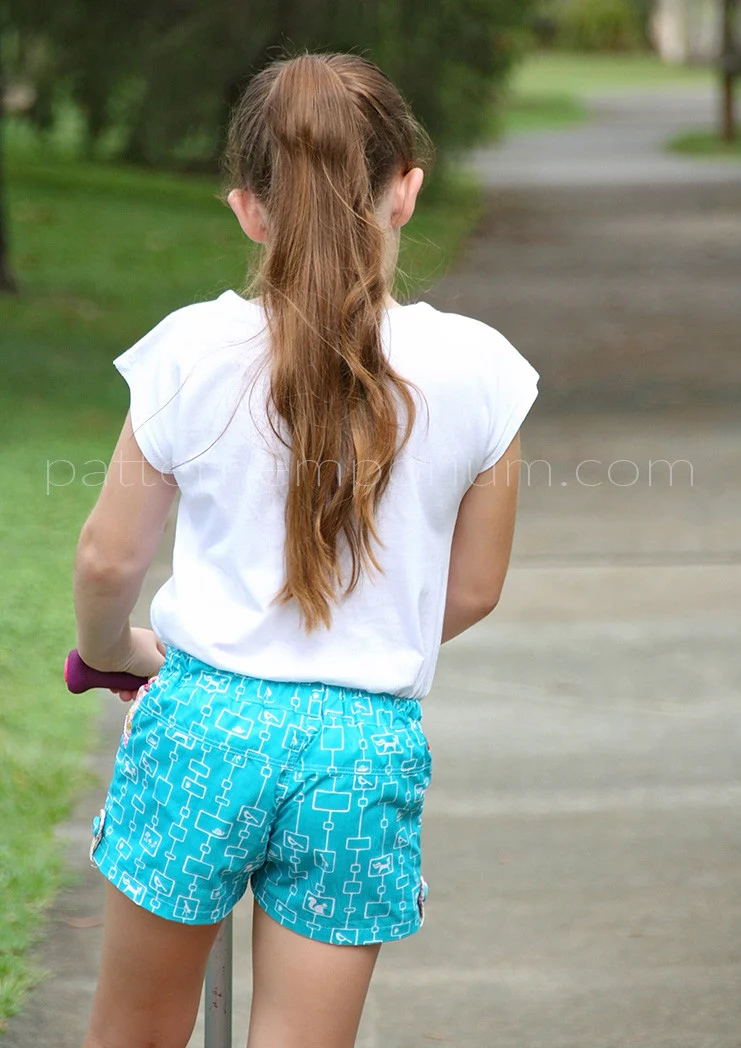 Honeybuns Girls Shorts | PDF Sewing Pattern - Image 55