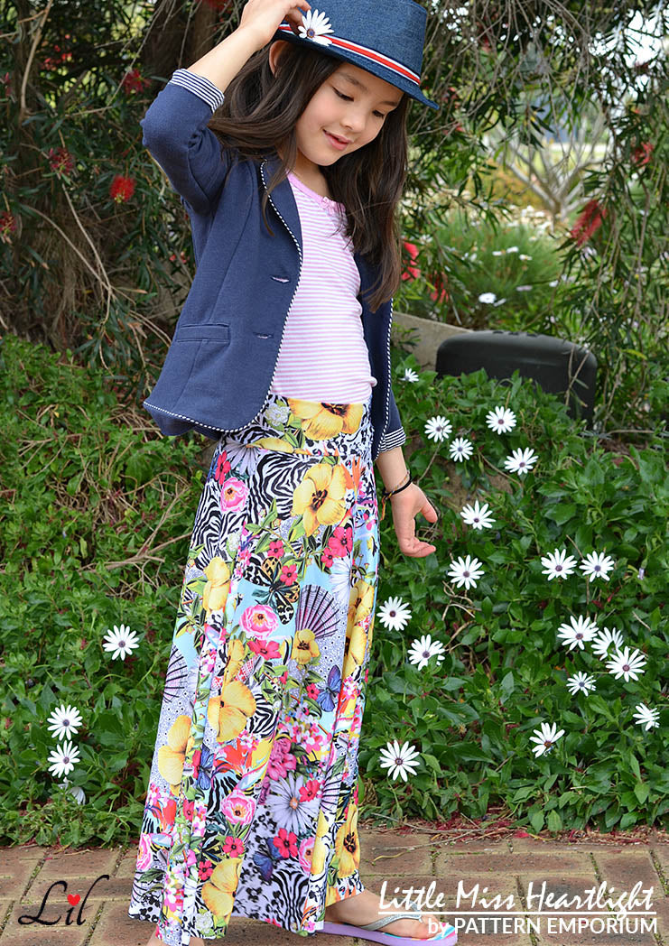 Little Miss Heartlight | Girls Flared Skirt PDF Sewing Pattern - Image 15