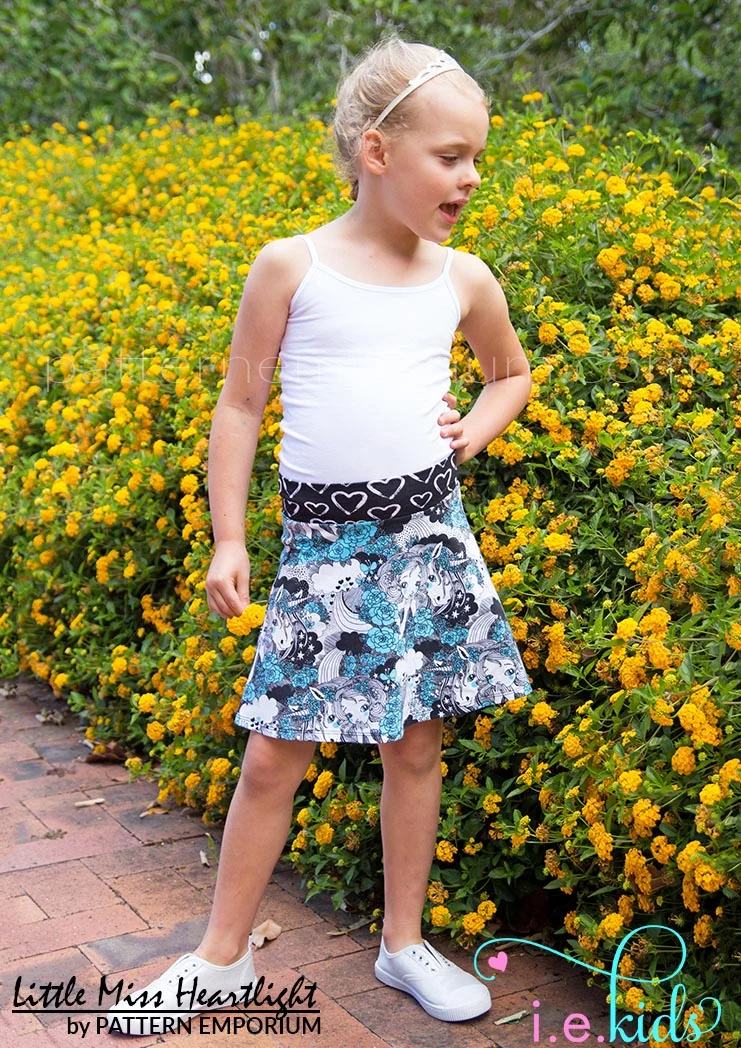 Little Miss Heartlight | Girls Flared Skirt PDF Sewing Pattern - Image 17