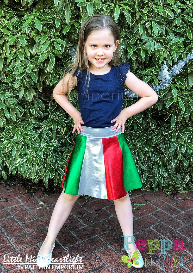 Little Miss Heartlight | Girls Flared Skirt PDF Sewing Pattern - Image 25