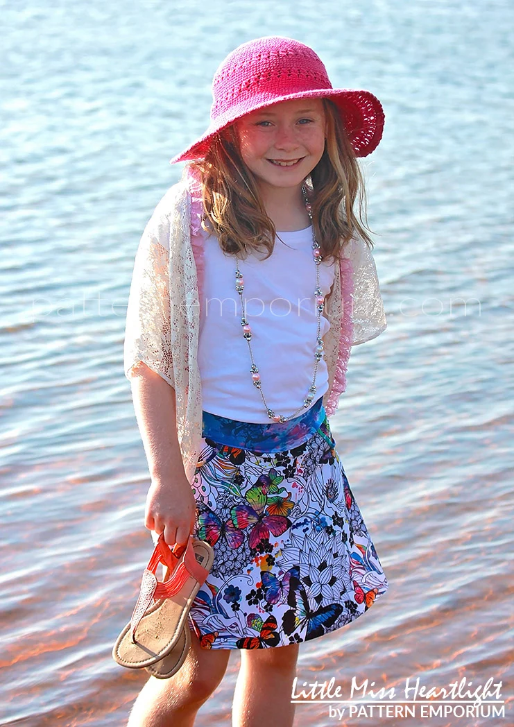 Little Miss Heartlight | Girls Flared Skirt PDF Sewing Pattern - Image 31