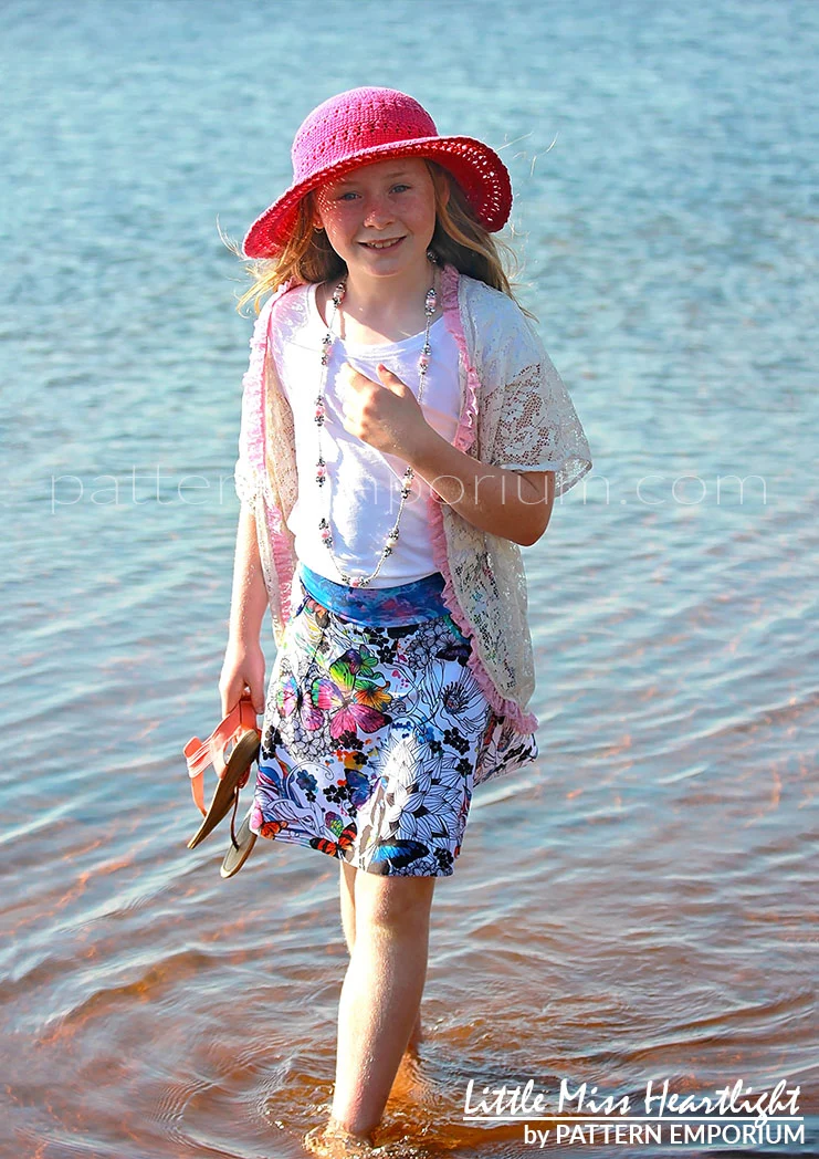 Little Miss Heartlight | Girls Flared Skirt PDF Sewing Pattern - Image 32
