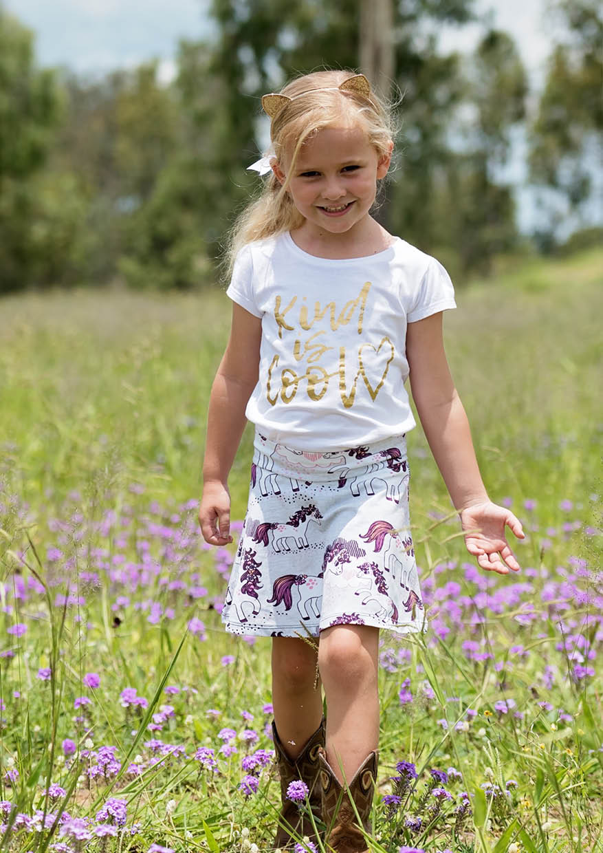Little Miss Heartlight | Girls Flared Skirt PDF Sewing Pattern - Image 4