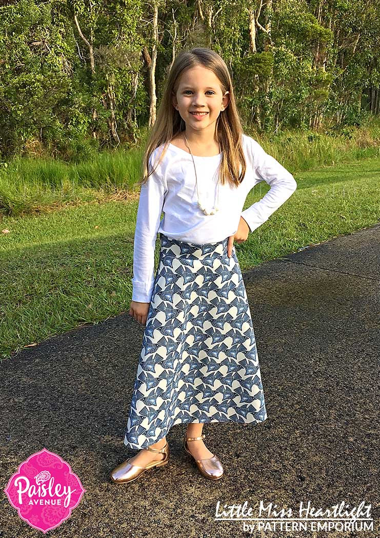 Little Miss Heartlight | Girls Flared Skirt PDF Sewing Pattern - Image 45