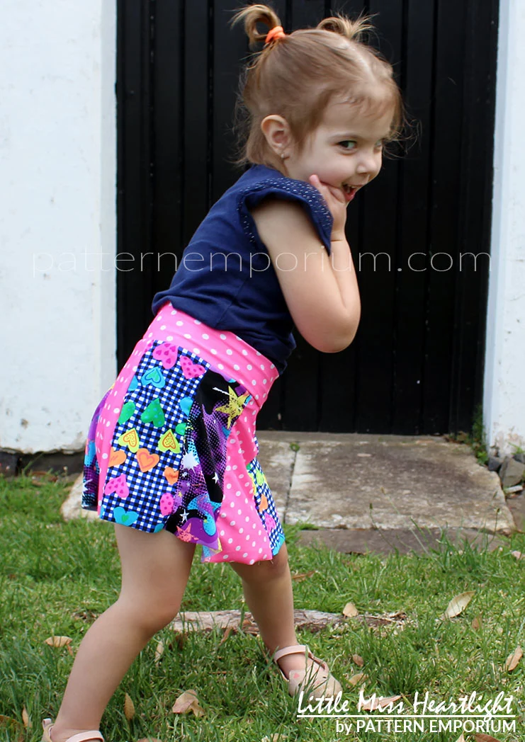 Little Miss Heartlight | Girls Flared Skirt PDF Sewing Pattern - Image 50