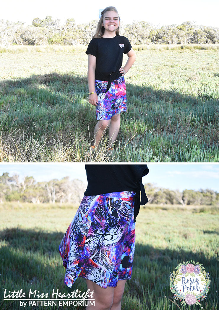 Little Miss Heartlight | Girls Flared Skirt PDF Sewing Pattern - Image 51