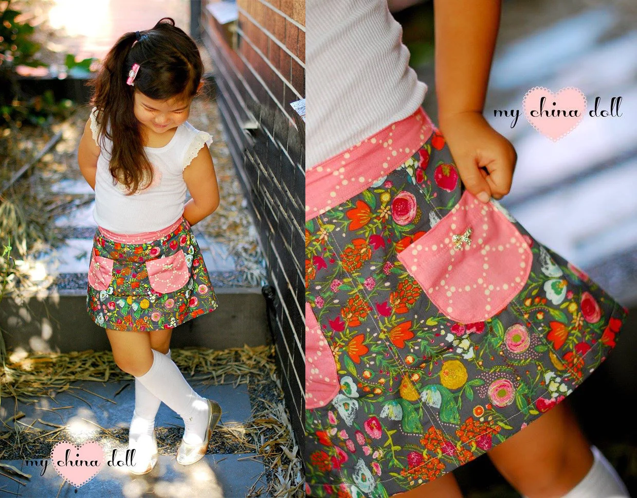 Lovebug | Girls A-line Skirt PDF Sewing Pattern - Image 12