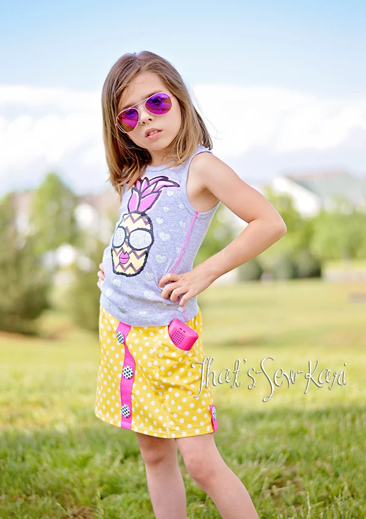 Lovebug | Girls A-line Skirt PDF Sewing Pattern - Image 26
