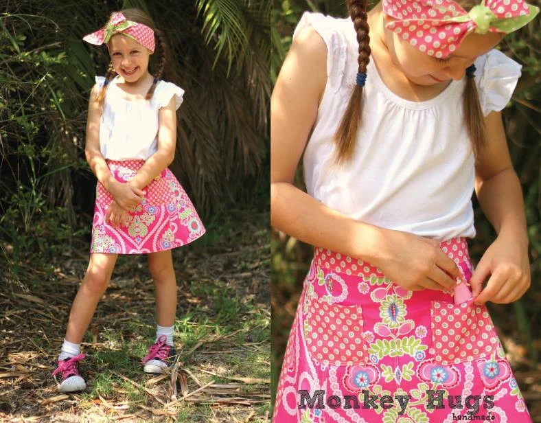 Lovebug | Girls A-line Skirt PDF Sewing Pattern - Image 5