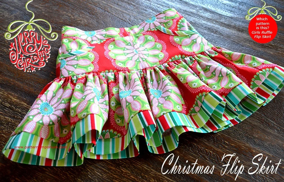 Ruffle Flip Skirt | Girls PDF Sewing Pattern - Image 5