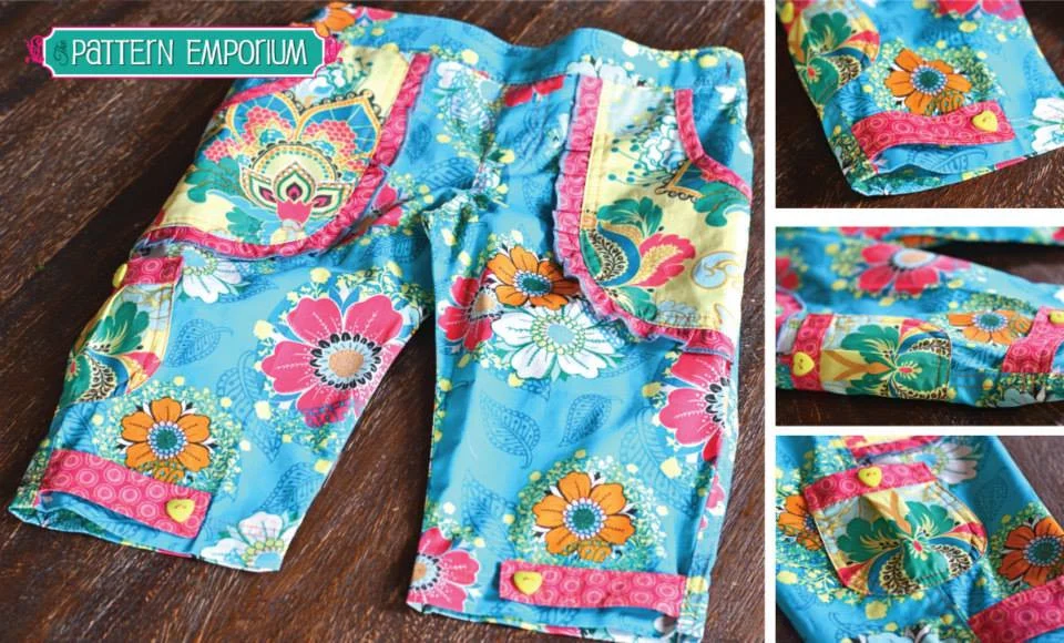Sweetheart Cargo Pants | Girls PDF Sewing Pattern - Image 18