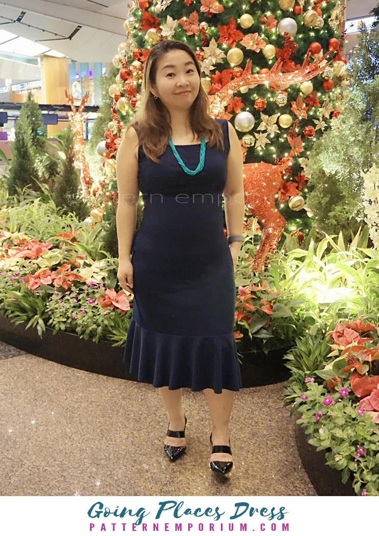Going Places | Fit-Flare & Fitted Dress PDF Sewing Pattern - Image 106