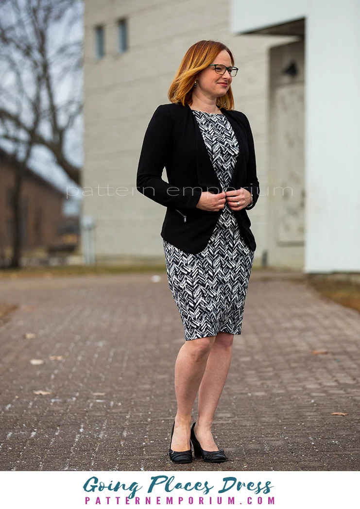 Going Places | Fit-Flare & Fitted Dress PDF Sewing Pattern - Image 119