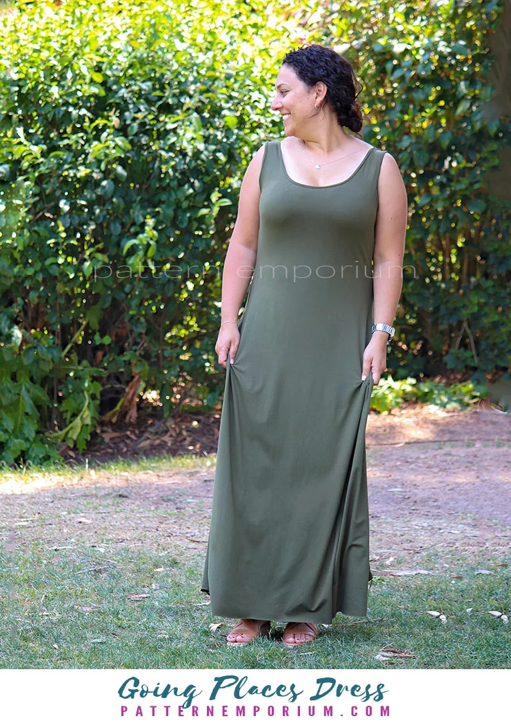 Going Places | Fit-Flare & Fitted Dress PDF Sewing Pattern - Image 124