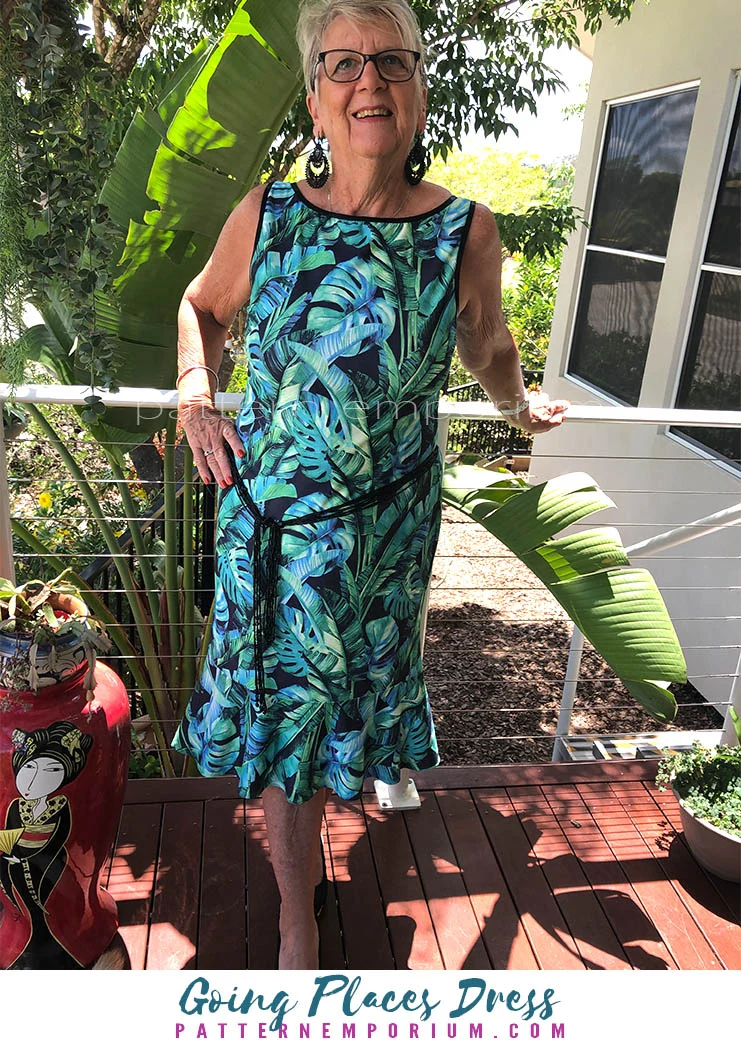 Going Places | Fit-Flare & Fitted Dress PDF Sewing Pattern - Image 136