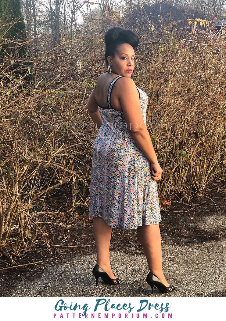 Going Places | Fit-Flare & Fitted Dress PDF Sewing Pattern - Image 143