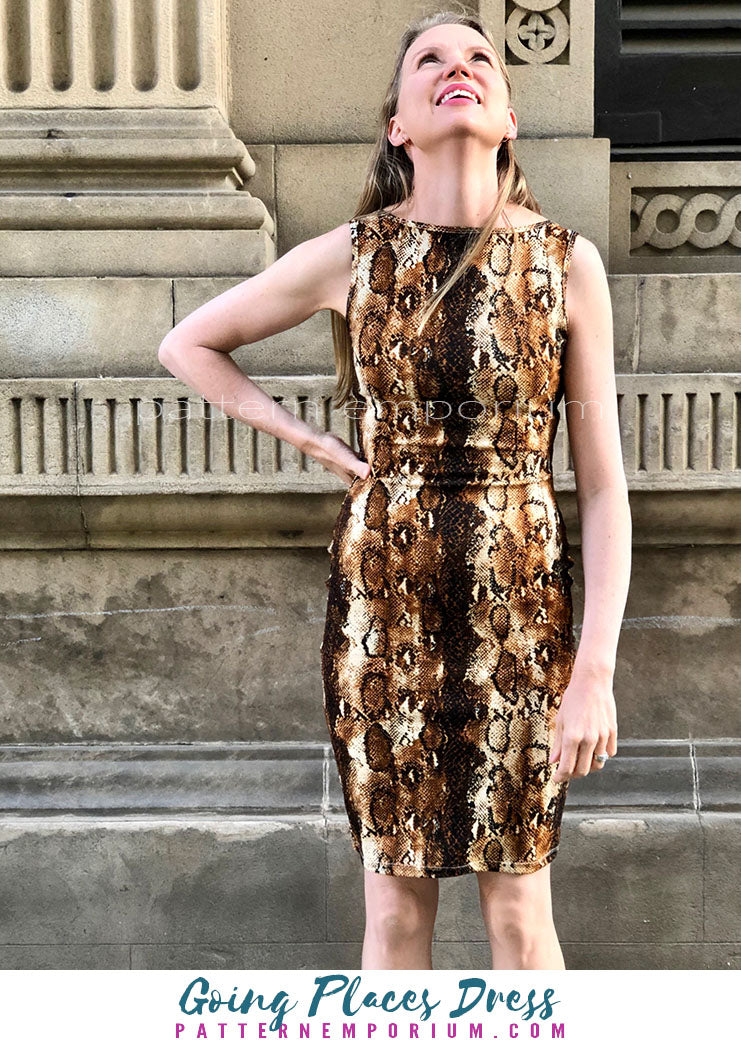 Going Places | Fit-Flare & Fitted Dress PDF Sewing Pattern - Image 150