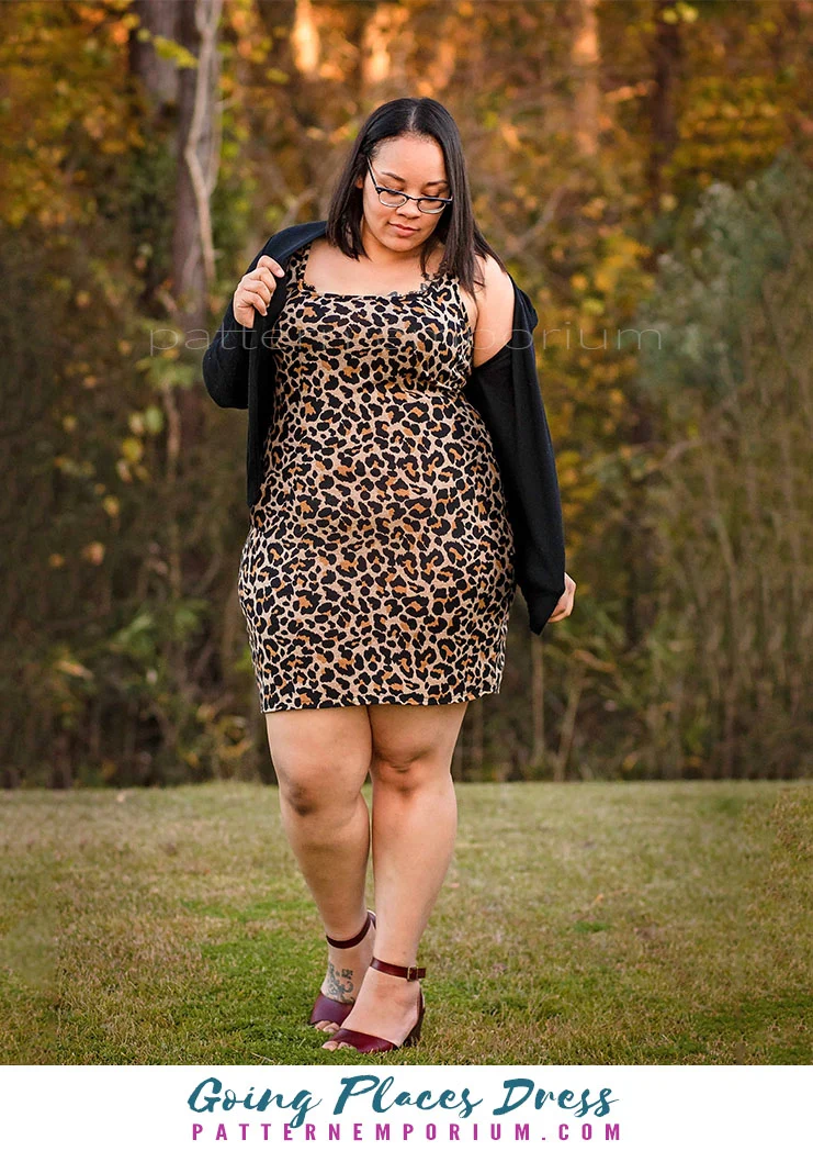 Going Places | Fit-Flare & Fitted Dress PDF Sewing Pattern - Image 37