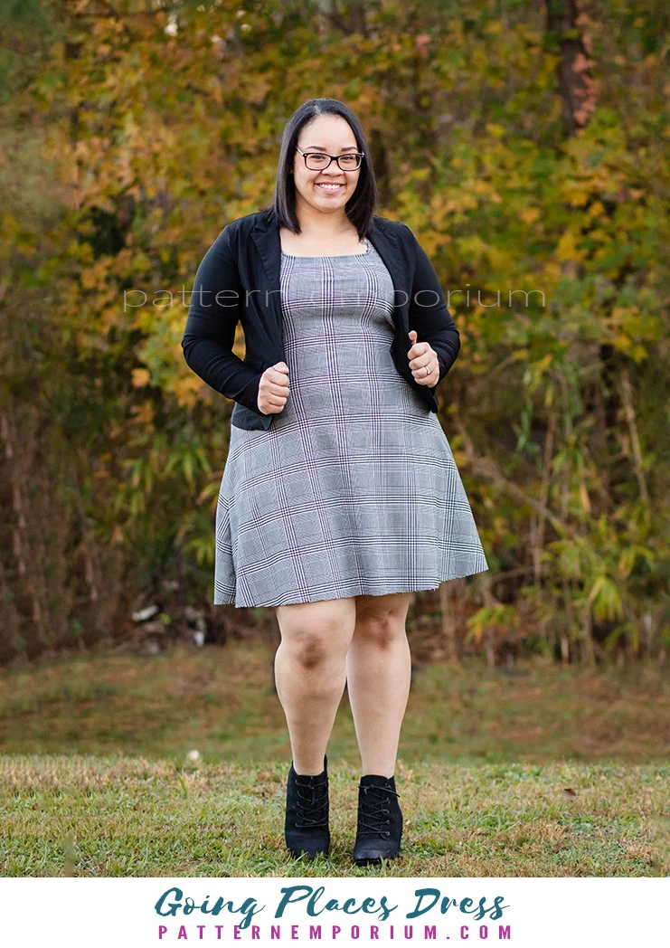 Going Places | Fit-Flare & Fitted Dress PDF Sewing Pattern - Image 38