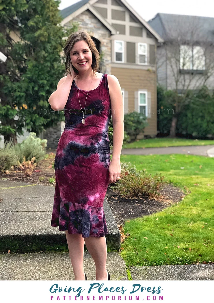 Going Places | Fit-Flare & Fitted Dress PDF Sewing Pattern - Image 64