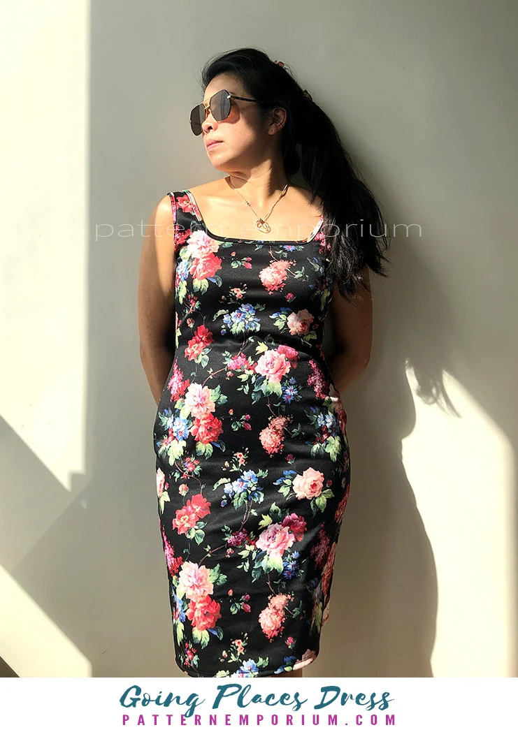 Going Places | Fit-Flare & Fitted Dress PDF Sewing Pattern - Image 85