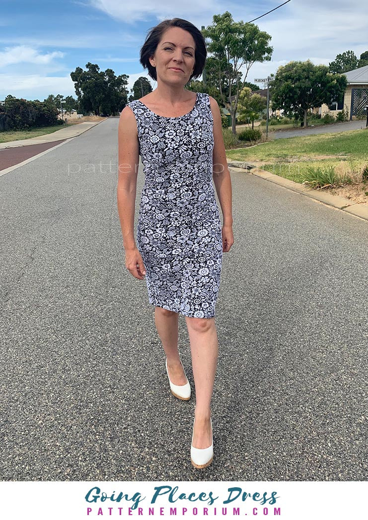 Going Places | Fit-Flare & Fitted Dress PDF Sewing Pattern - Image 91