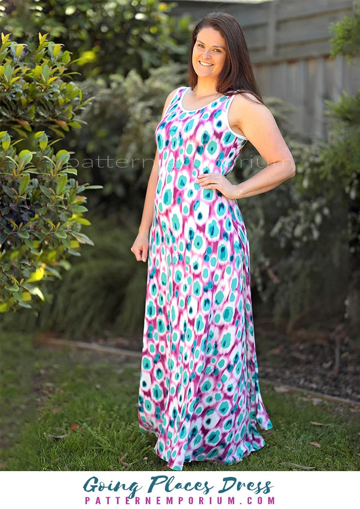 Going Places | Fit-Flare & Fitted Dress PDF Sewing Pattern - Image 98