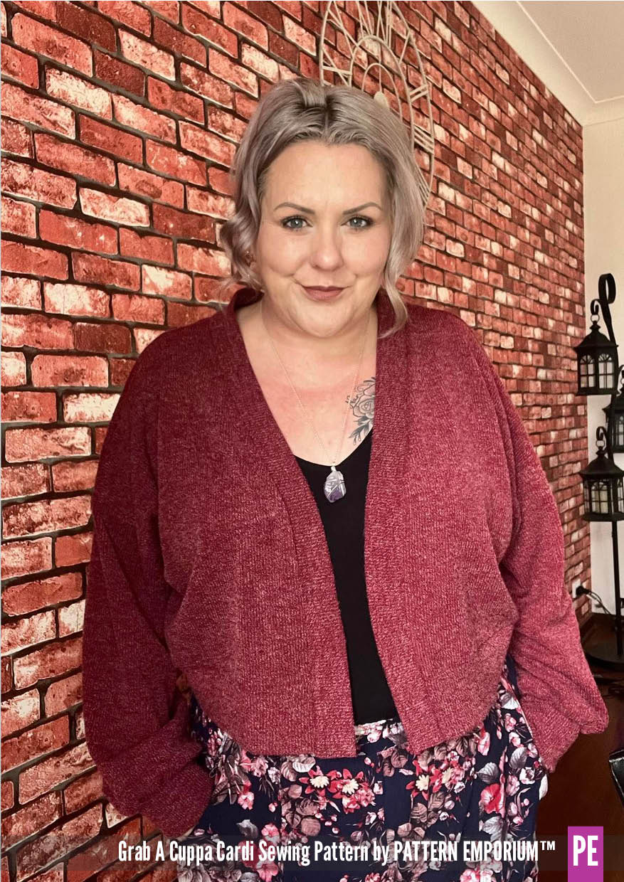 Grab A Cuppa Cardi | Oversized Cardi PDF Sewing Pattern - Image 111