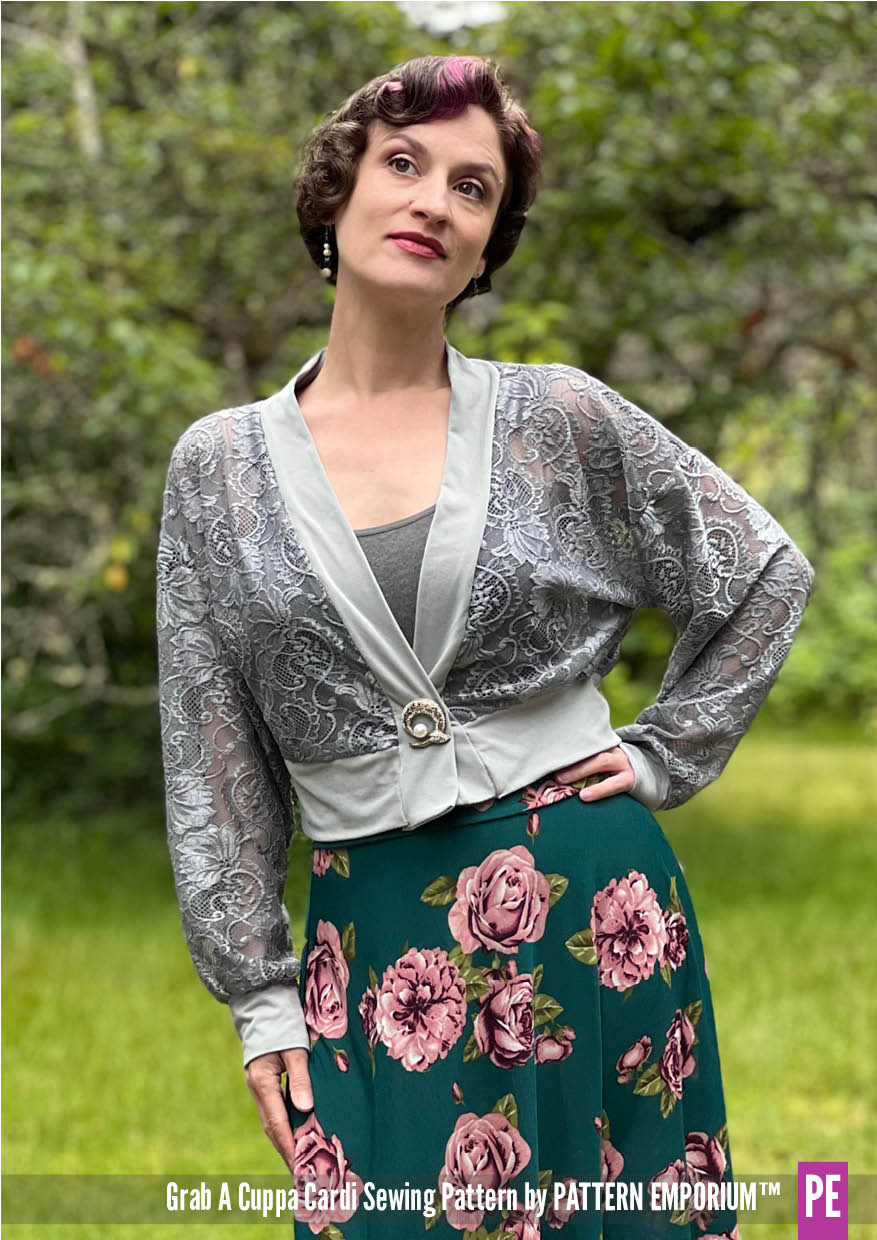 Grab A Cuppa Cardi | Oversized Cardi PDF Sewing Pattern - Image 26