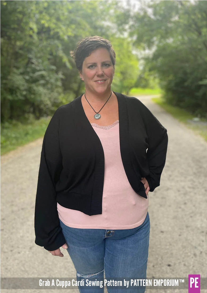 Grab A Cuppa Cardi | Oversized Cardi PDF Sewing Pattern - Image 38