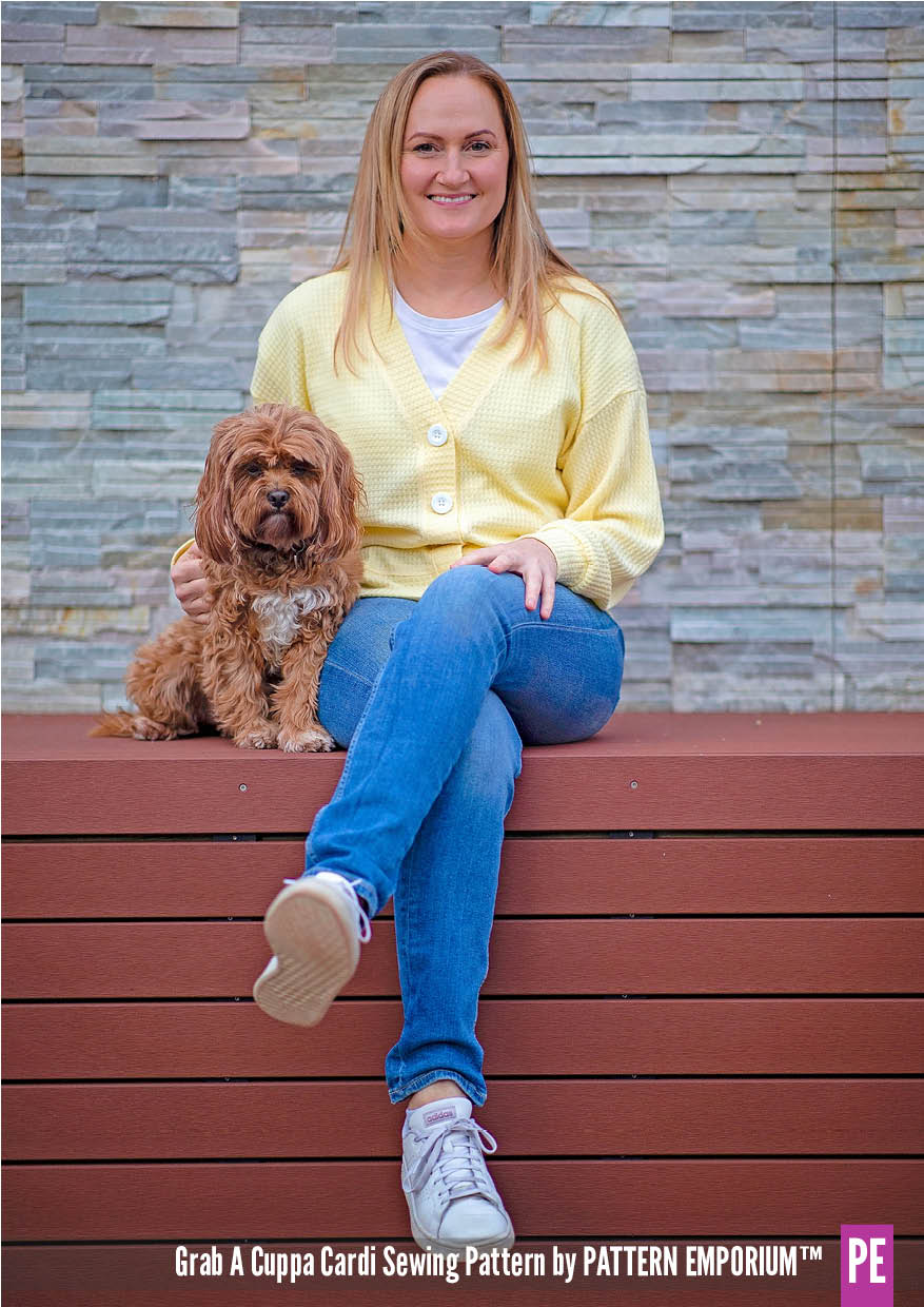 Grab A Cuppa Cardi | Oversized Cardi PDF Sewing Pattern - Image 55