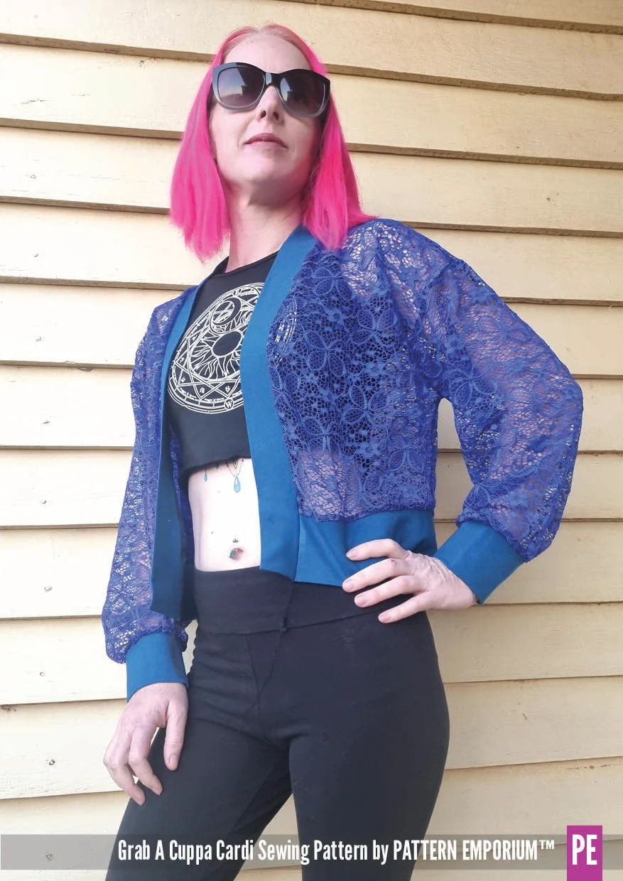 Grab A Cuppa Cardi | Oversized Cardi PDF Sewing Pattern - Image 73