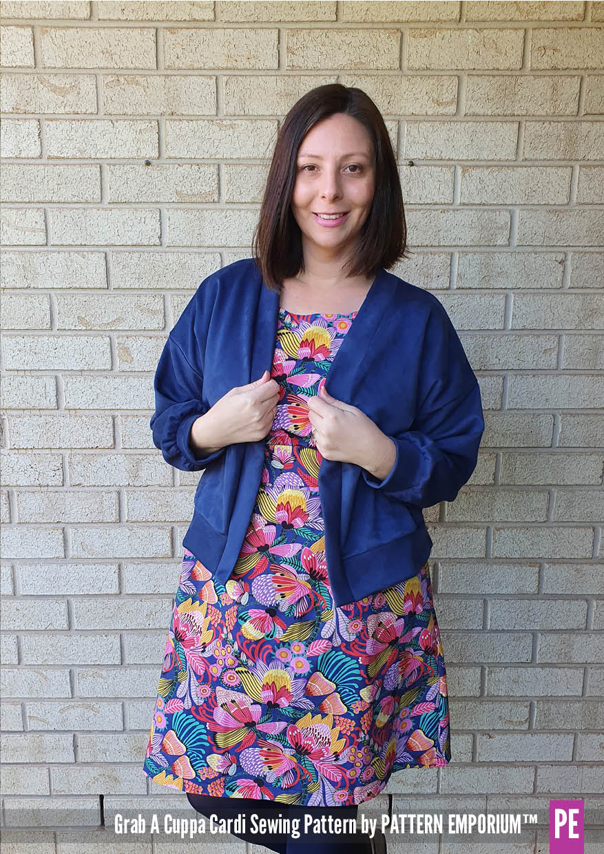 Grab A Cuppa Cardi | Oversized Cardi PDF Sewing Pattern - Image 99