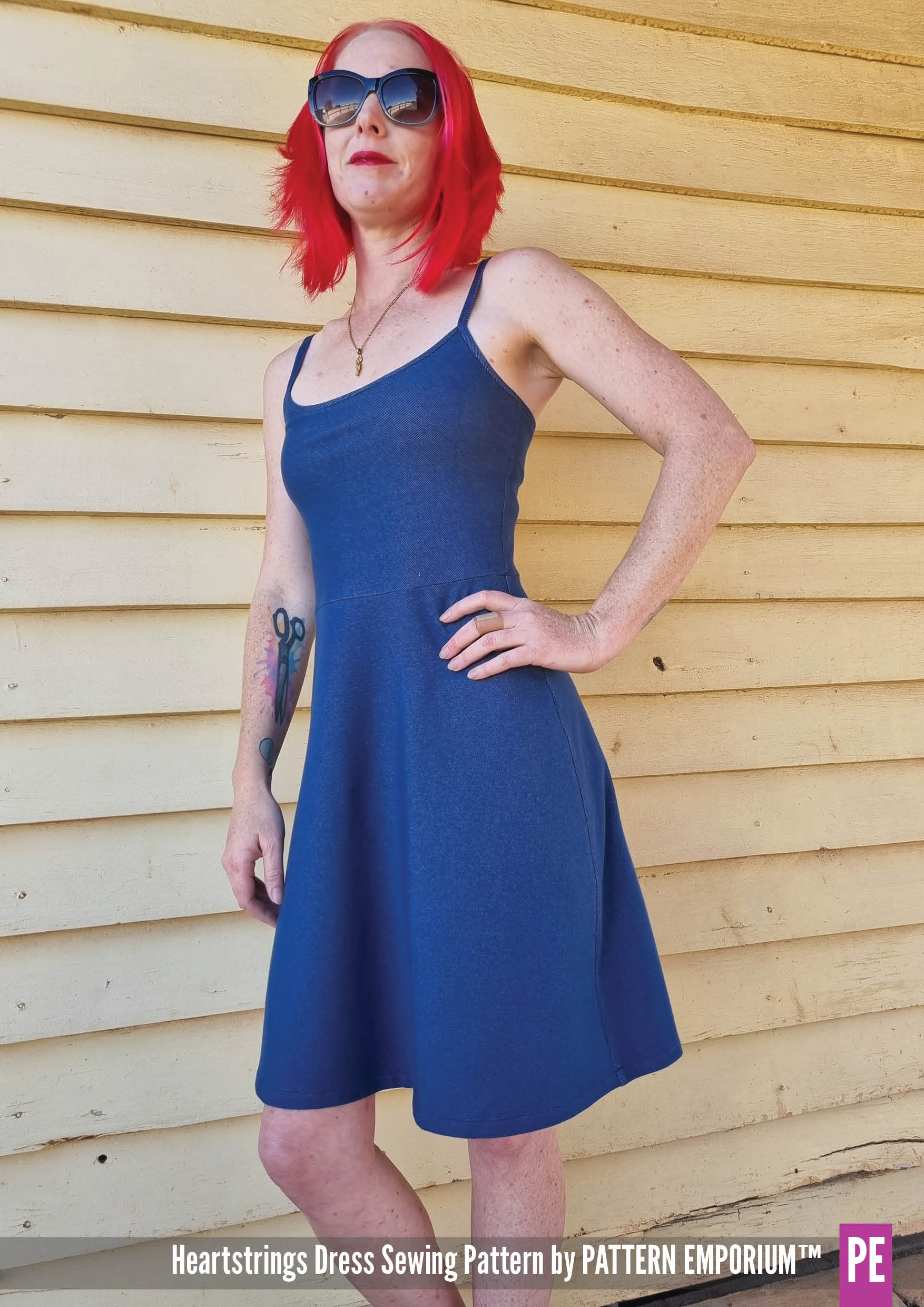 Heartstrings | Strappy Dress with Shelf Bra PDF Sewing Pattern - Image 48