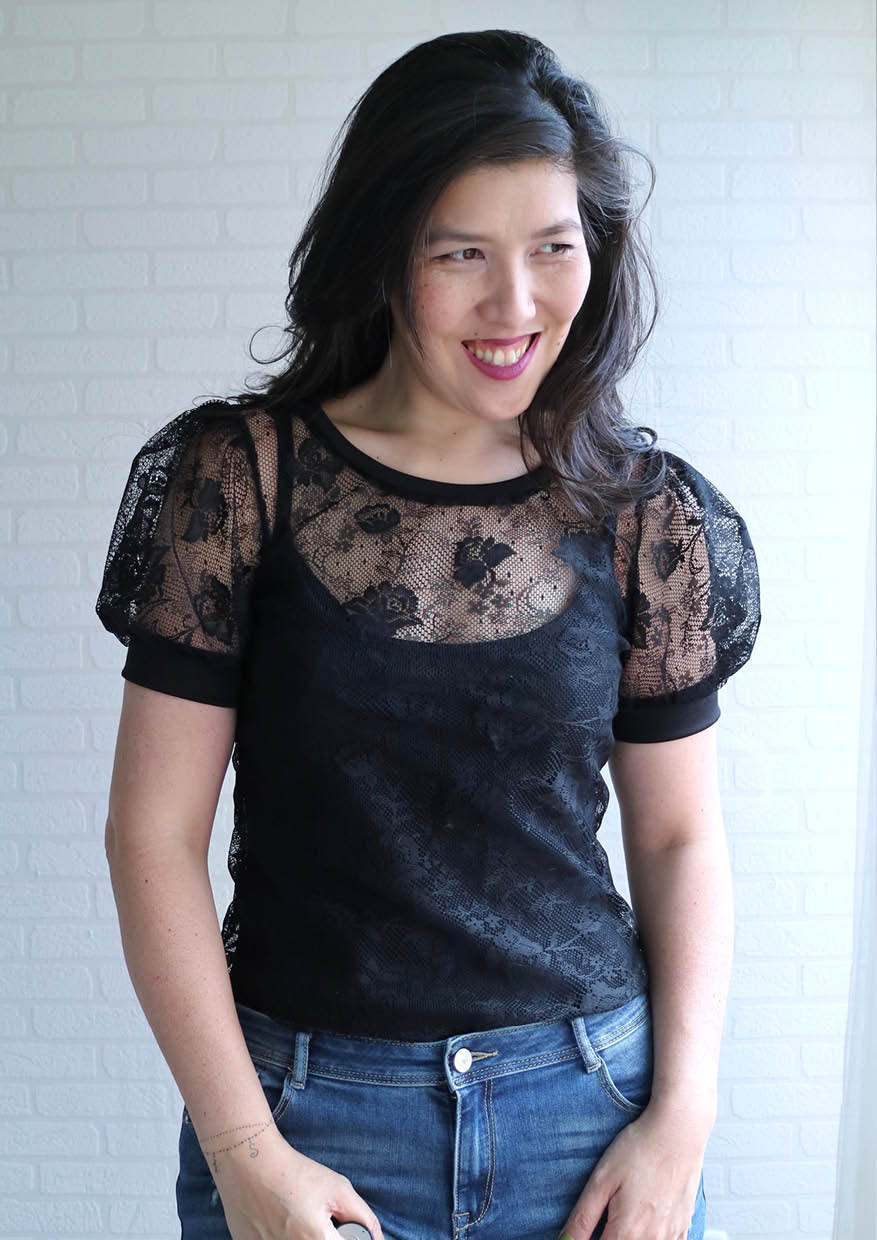 Hello Gorgeous | Puff Sleeve T-shirt PDF Sewing Pattern - Image 10