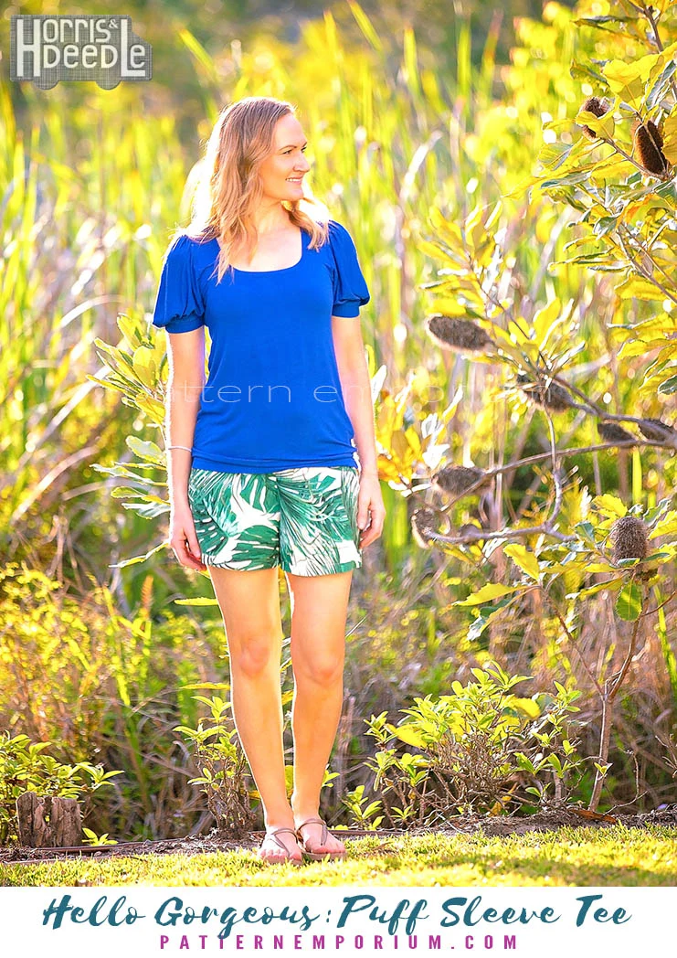 Hello Gorgeous | Puff Sleeve T-shirt PDF Sewing Pattern - Image 28