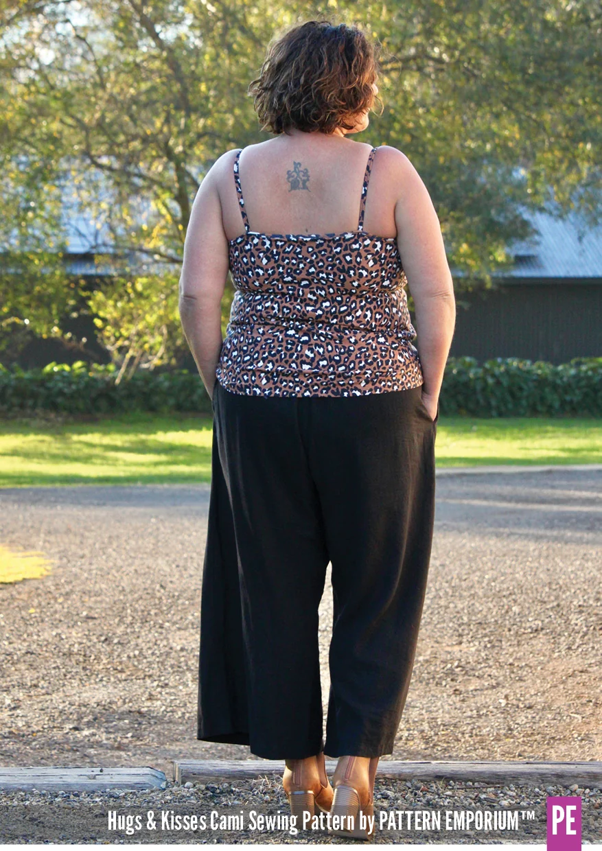 Hugs & Kisses Cami | With Shelf Bra PDF Sewing Pattern - Image 12