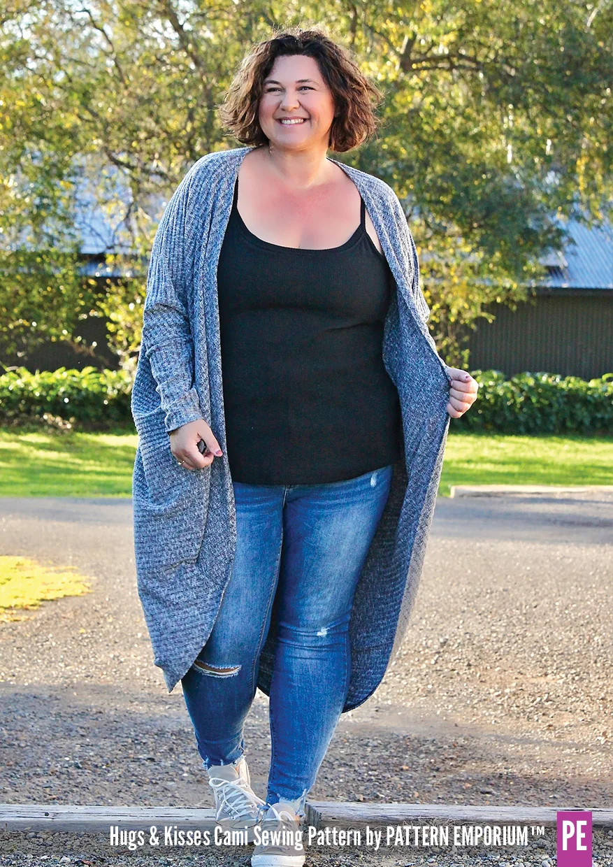 Hugs & Kisses Cami | With Shelf Bra PDF Sewing Pattern - Image 28