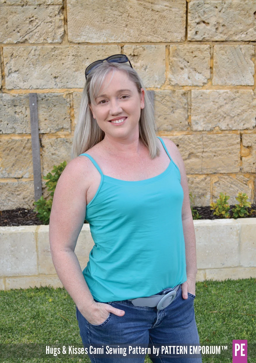 Hugs & Kisses Cami | With Shelf Bra PDF Sewing Pattern - Image 48