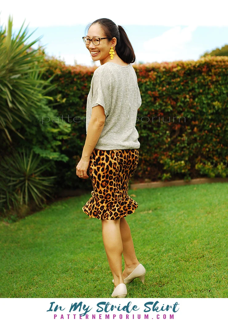 In My Stride | Flounce Pencil Skirt PDF Sewing Pattern - Image 22