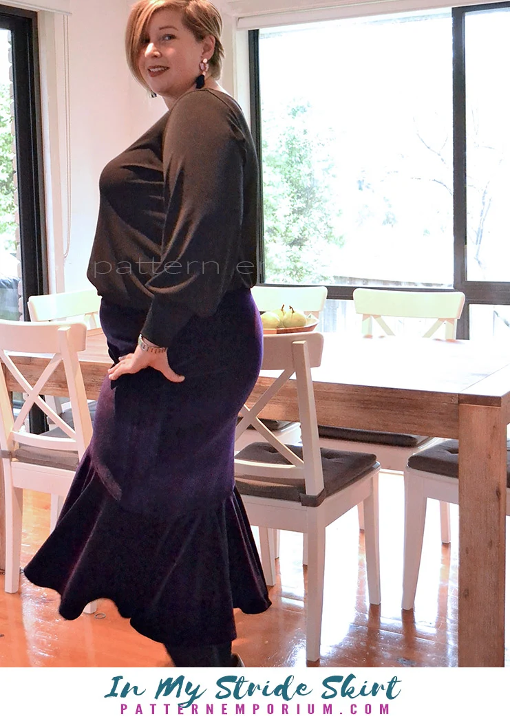 In My Stride | Flounce Pencil Skirt PDF Sewing Pattern - Image 36