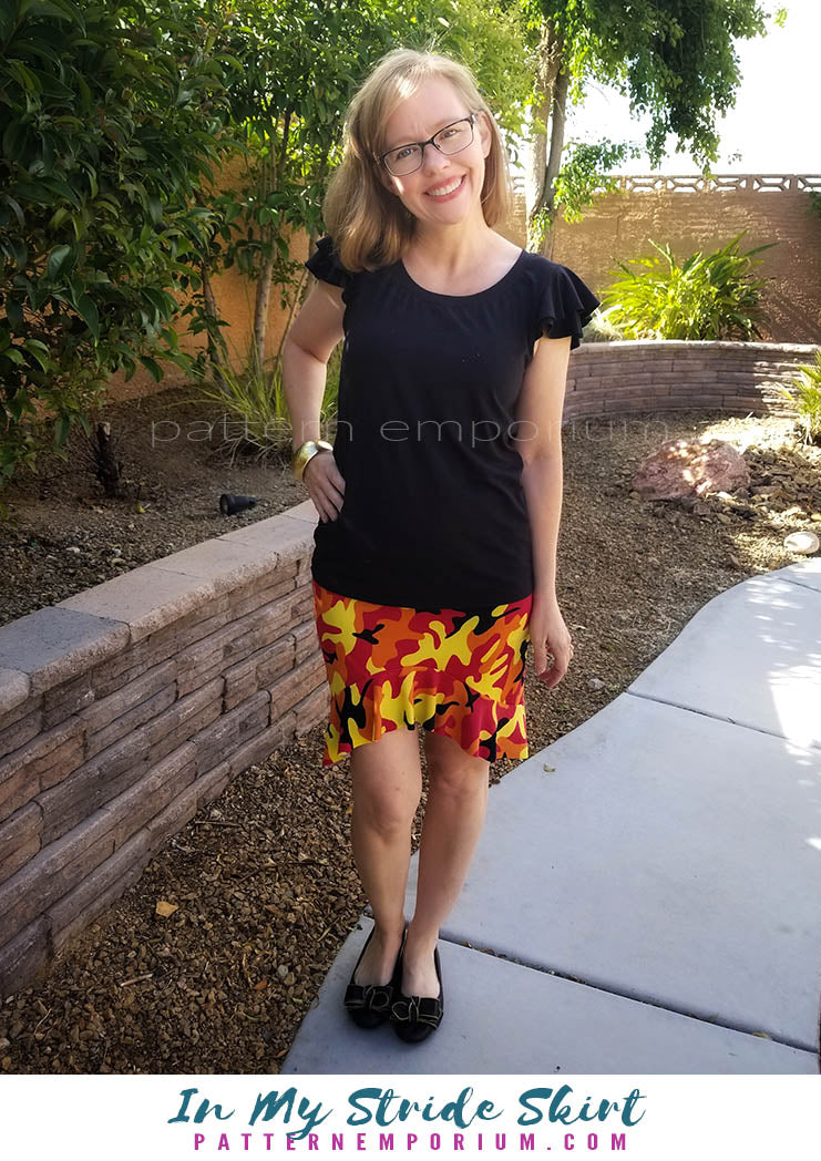 In My Stride | Flounce Pencil Skirt PDF Sewing Pattern - Image 47
