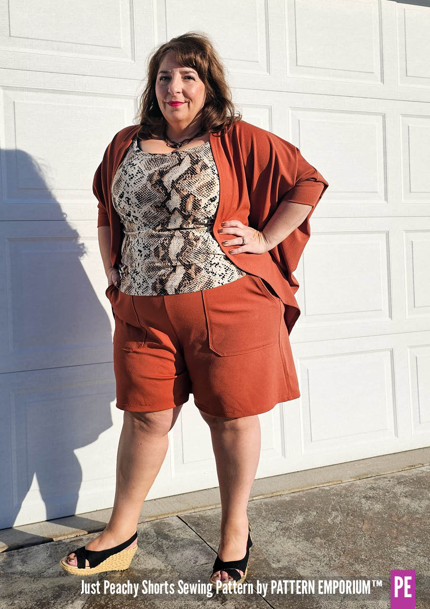 Just Peachy | Stretch Shorts PDF Sewing Pattern - Image 39