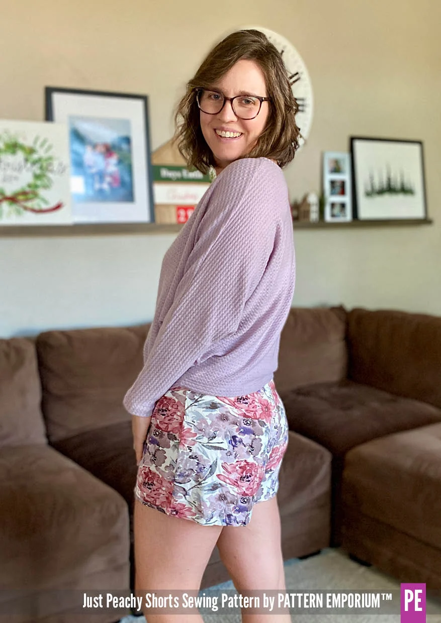 Just Peachy | Stretch Shorts PDF Sewing Pattern - Image 61