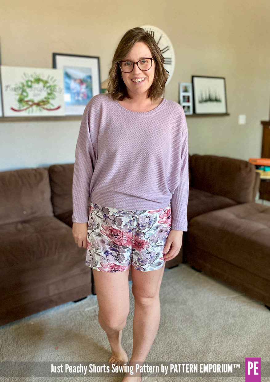 Just Peachy | Stretch Shorts PDF Sewing Pattern - Image 62