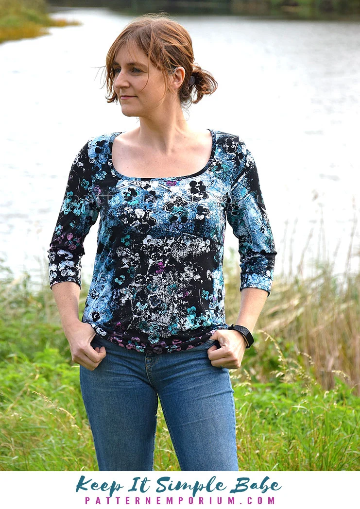 Keep It Simple | Semi Fitted T-shirt PDF Sewing Pattern - Image 19