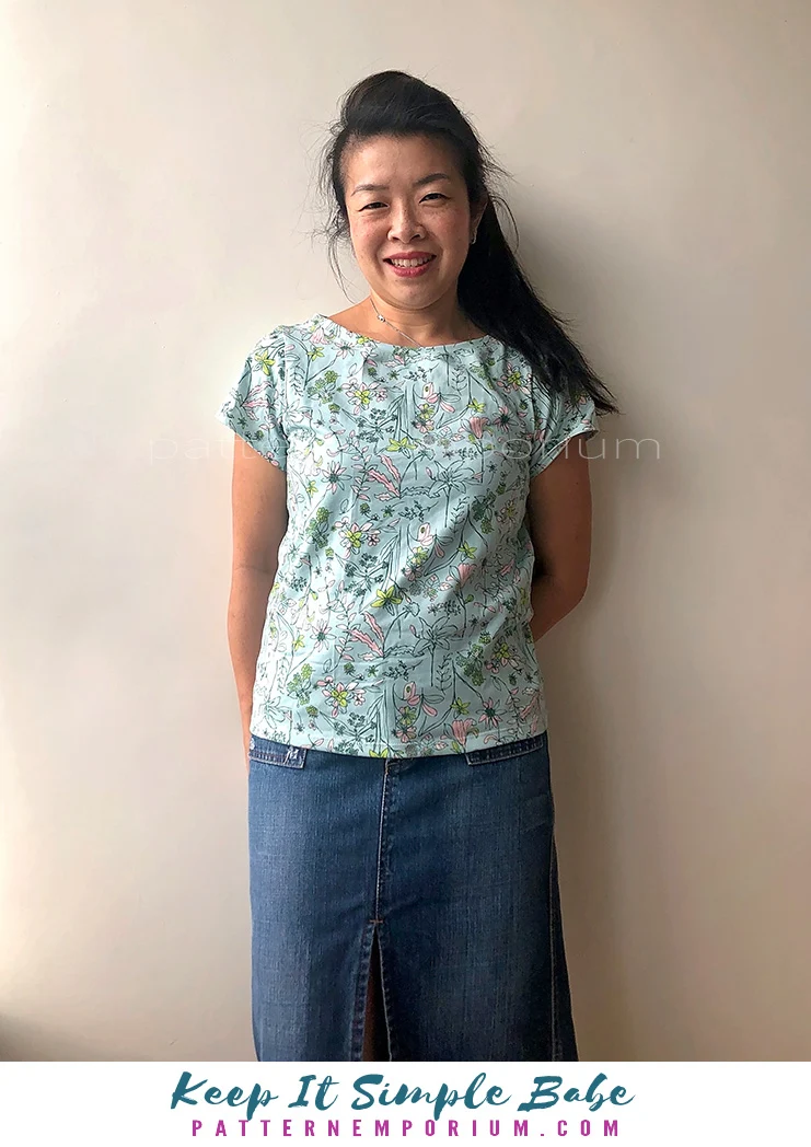 Keep It Simple | Semi Fitted T-shirt PDF Sewing Pattern - Image 30