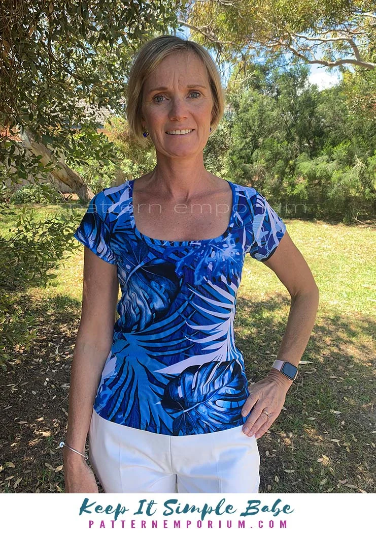Keep It Simple | Semi Fitted T-shirt PDF Sewing Pattern - Image 39
