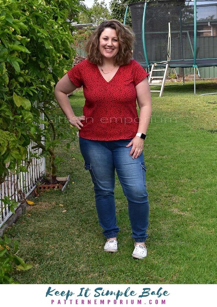 Keep It Simple | Semi Fitted T-shirt PDF Sewing Pattern - Image 55
